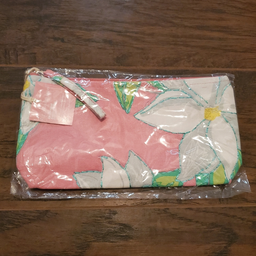 Lauren James Embroidered Accessory Bag